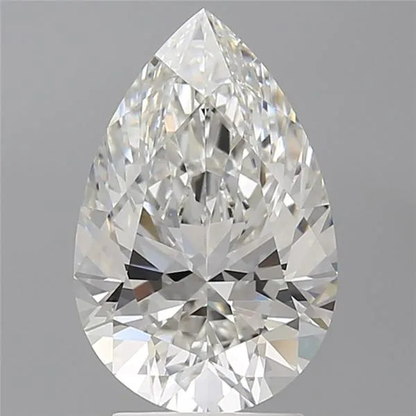 3.10ct Pear Lab Grown Diamond (Colour F, Clarity VVS2, IGI Certified)