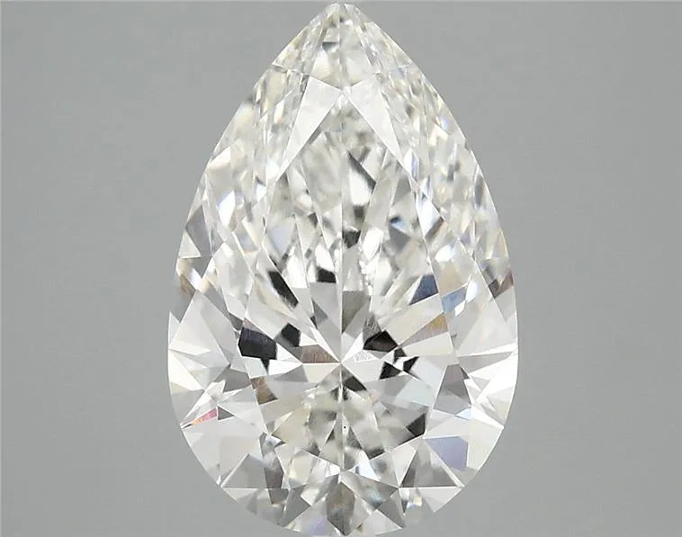 3.10ct Pear Lab Grown Diamond (Colour G, Clarity VVS2, IGI Certified)