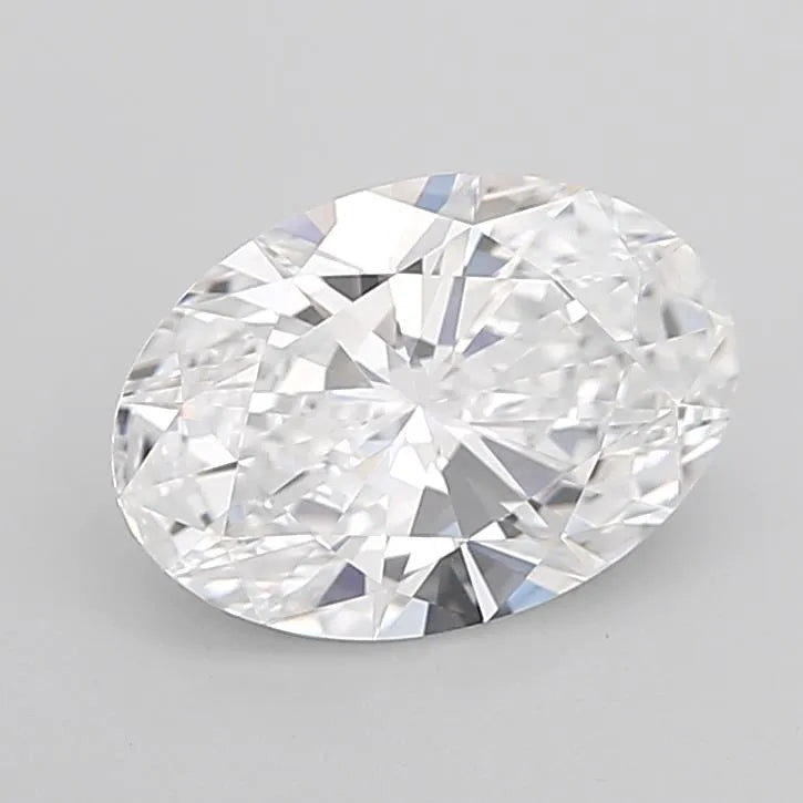 3.11ct Oval Lab Grown Diamond (Colour D, Clarity IF, Cut EX, IGI Certified)