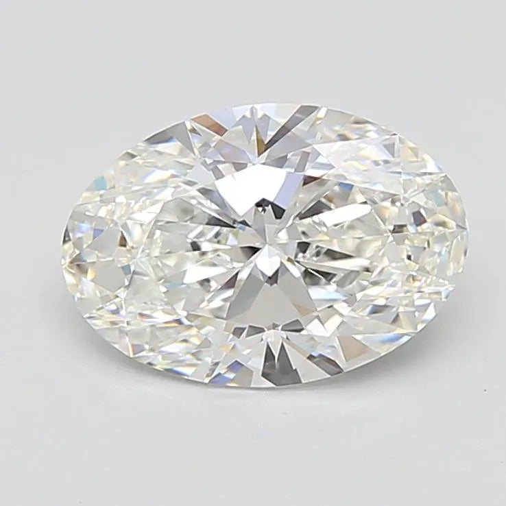 3.11ct Oval Lab Grown Diamond (Colour E, Clarity IF, Cut EX, IGI Certified)