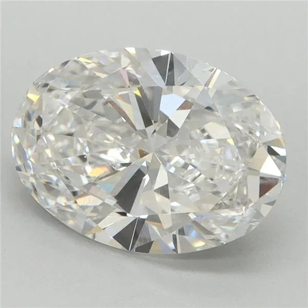 3.11ct Oval Lab Grown Diamond (Colour E, Clarity VS2, Cut GD, Uncertified)