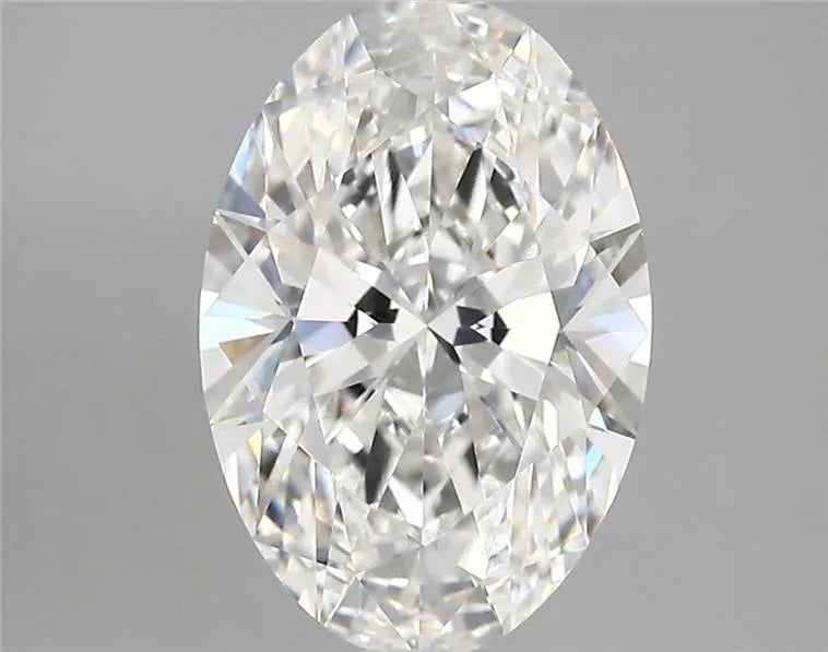 3.11ct Oval Lab Grown Diamond (Colour E, Clarity VVS2, IGI Certified)
