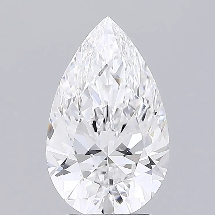3.11ct Pear Lab Grown Diamond (Colour E, Clarity VVS2, IGI Certified)