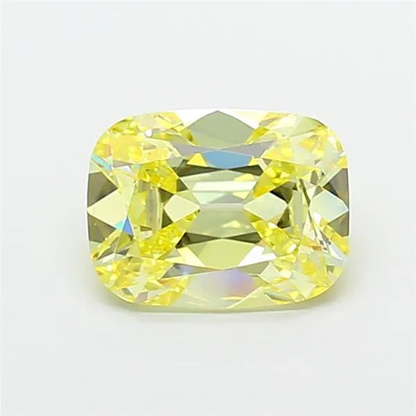 3.12ct Cushion brilliant Lab Grown Diamond (Colour Fancy Yellow, Clarity VS1, IGI Certified)