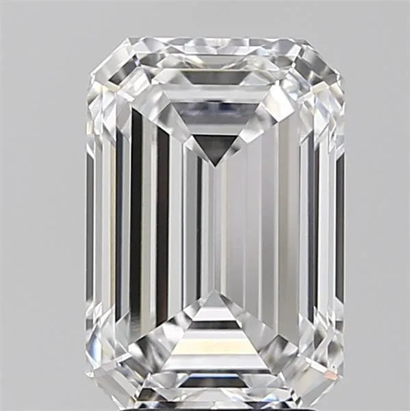 3.12ct Emerald Lab Grown Diamond (Colour D, Clarity VVS2, IGI Certified)