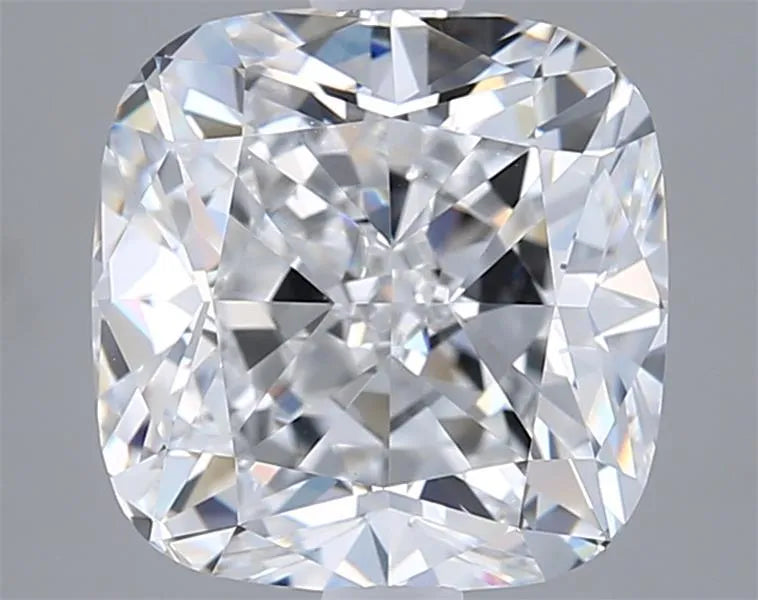3.14ct Cushion modified Lab Grown Diamond (Colour D, Clarity VVS2, IGI Certified)