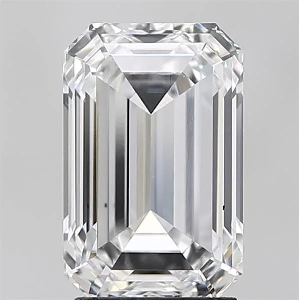 3.14ct Emerald Lab Grown Diamond (Colour D, Clarity VVS1, IGI Certified)