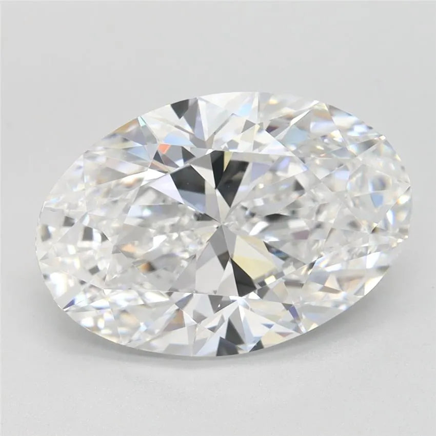 3.14ct Oval Lab Grown Diamond (Colour D, Clarity VVS1, IGI Certified)