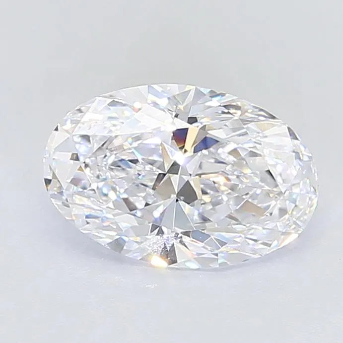 3.14ct Oval Lab Grown Diamond (Colour D, Clarity VVS2, IGI Certified)