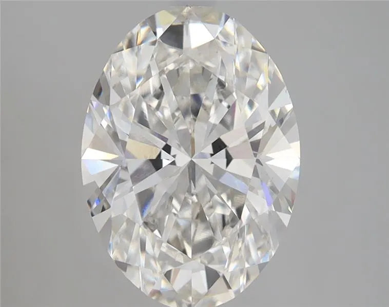 3.16ct Oval Lab Grown Diamond (Colour G, Clarity VVS2, GIA Certified)