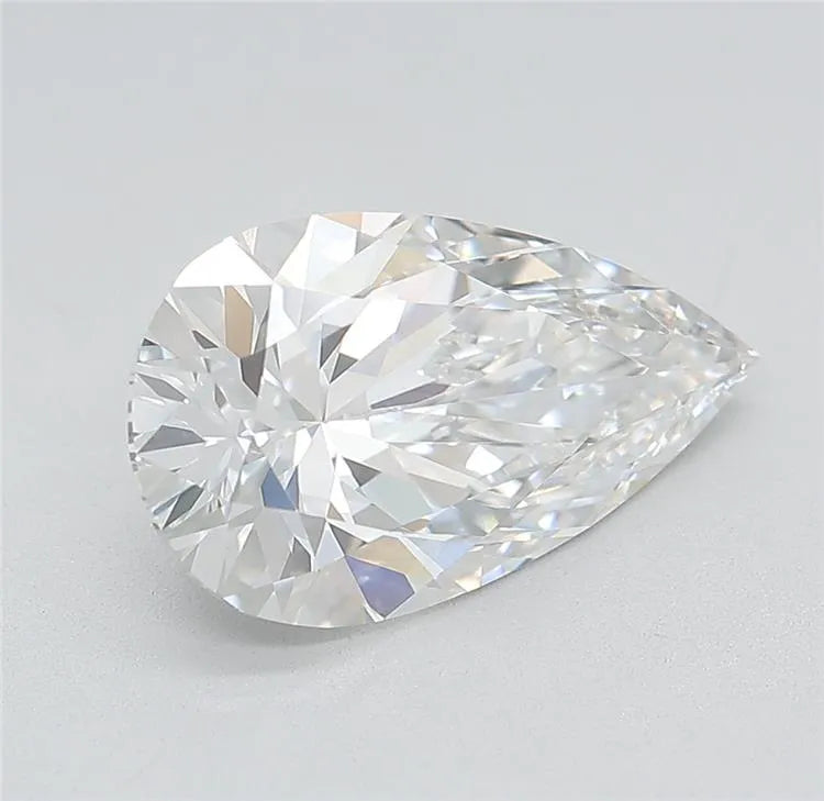 3.17ct Pear Lab Grown Diamond (Colour E, Clarity VVS2, IGI Certified)