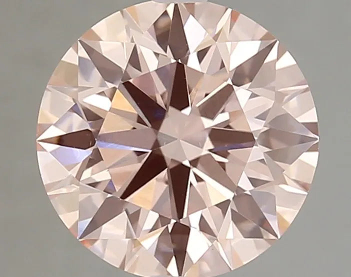 3.19ct Round Lab Grown Diamond (Colour Fancy Vivid Pink, Clarity VS1, Cut ID, IGI Certified)