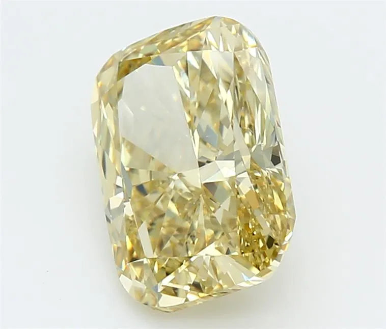 3.20ct Cushion modified Lab Grown Diamond (Colour Fancy Intense Yellow, Clarity VVS1, IGI Certified)