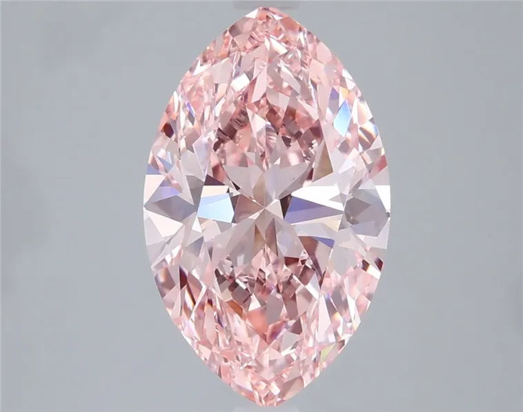 3.20ct Marquise Lab Grown Diamond (Colour Fancy Vivid Pink, Clarity VVS2, IGI Certified)