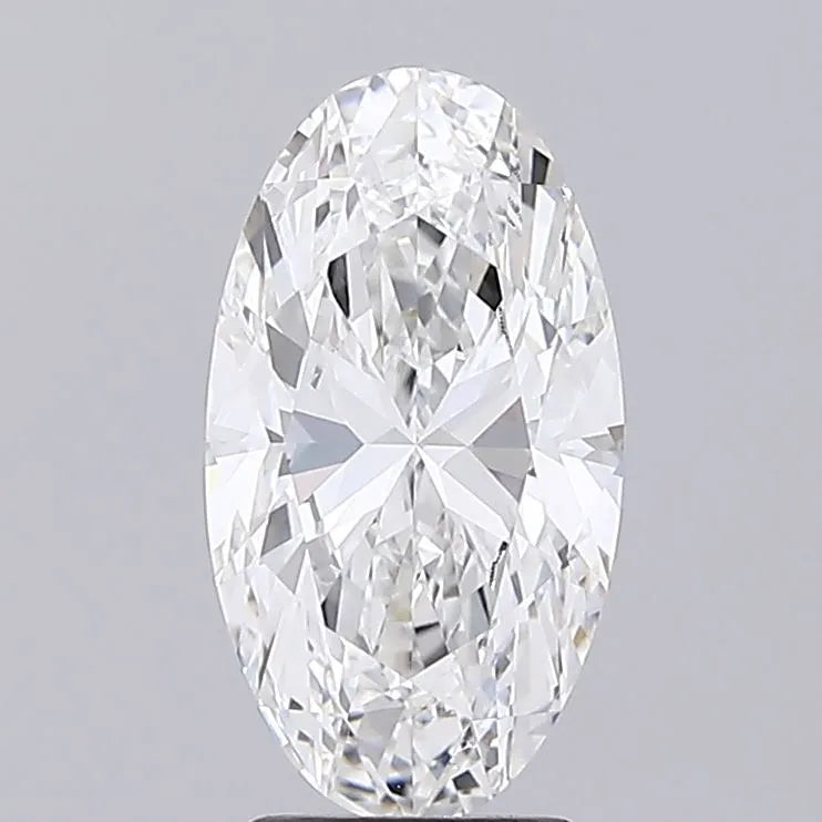 3.20ct Oval Lab Grown Diamond (Colour E, Clarity VVS2, IGI Certified)