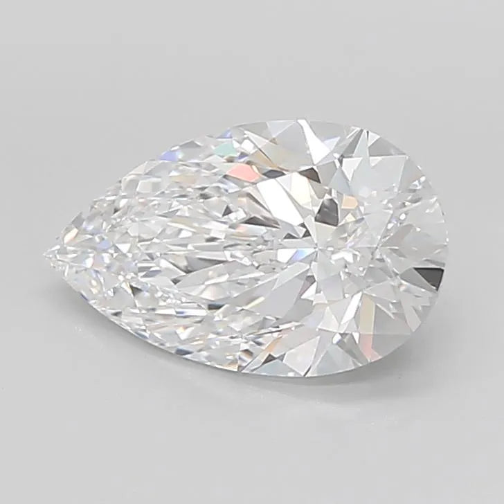 3.21ct Pear Lab Grown Diamond (Colour D, Clarity FL, Cut EX, IGI Certified)