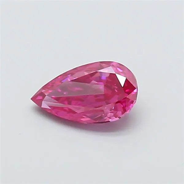3.22ct Pear Lab Grown Diamond (Colour Fancy Vivid Green, Clarity VVS2, IGI Certified)