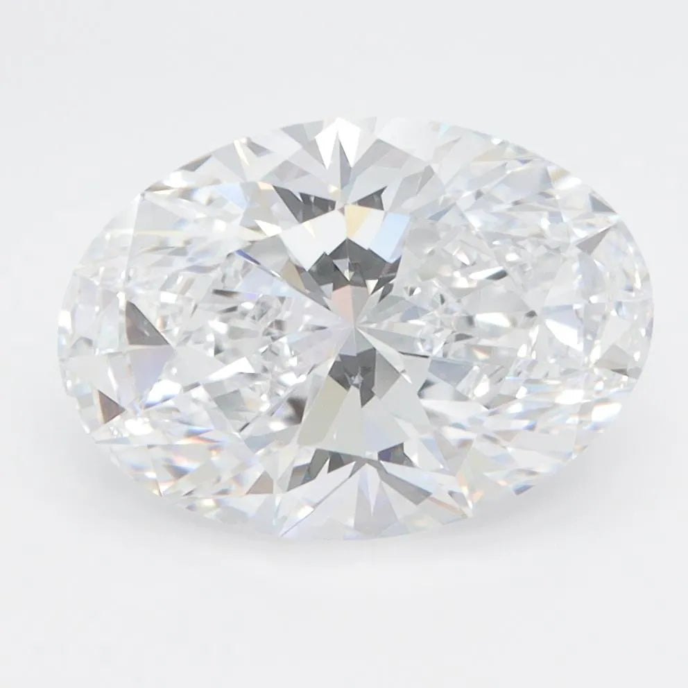3.25ct Oval Lab Grown Diamond (Colour D, Clarity VVS1, GIA Certified)