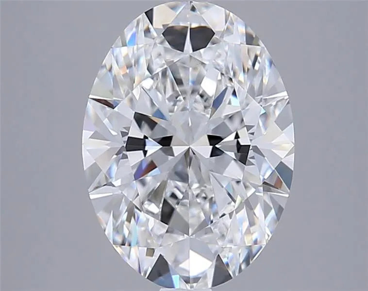 3.25ct Oval Lab Grown Diamond (Colour E, Clarity VVS2, GIA Certified)