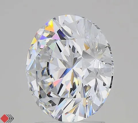 3.25ct Round Lab Grown Diamond (Colour D, Clarity VVS1, Cut ID, IGI Certified)