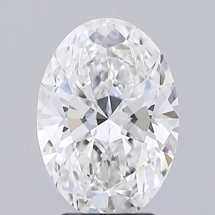 3.26ct Oval Lab Grown Diamond (Colour E, Clarity VVS1, IGI Certified)
