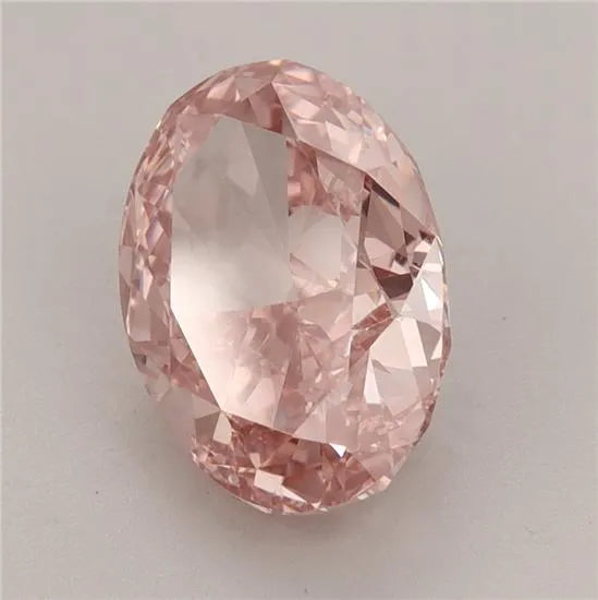 3.26ct Oval Lab Grown Diamond (Colour Fancy Vivid Pink, Clarity VS1, IGI Certified)