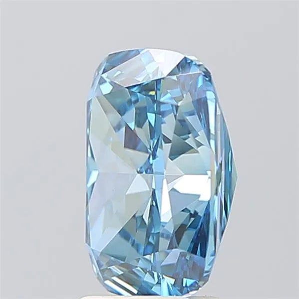 3.27ct Cushion brilliant Lab Grown Diamond (Colour Fancy Vivid Blue, Clarity VVS2, IGI Certified)