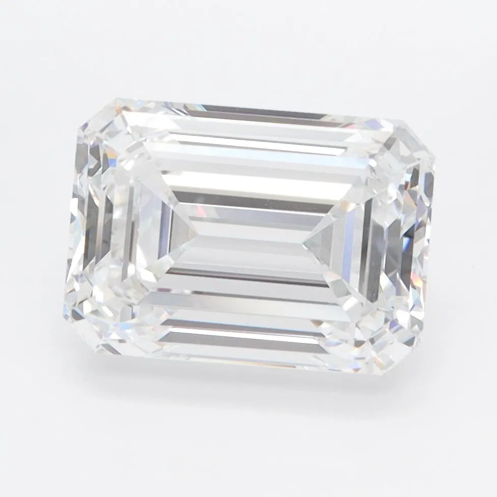 3.28ct Emerald Lab Grown Diamond (Colour D, Clarity VVS1, GIA Certified)