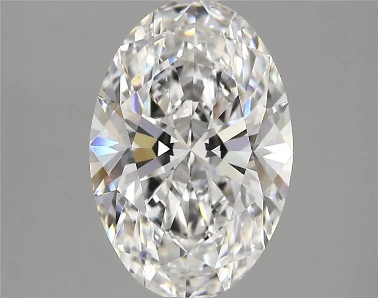 3.29ct Oval Lab Grown Diamond (Colour E, Clarity VVS2, IGI Certified)