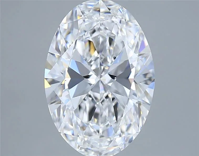 3.30ct Oval Lab Grown Diamond (Colour D, Clarity IF, IGI Certified)