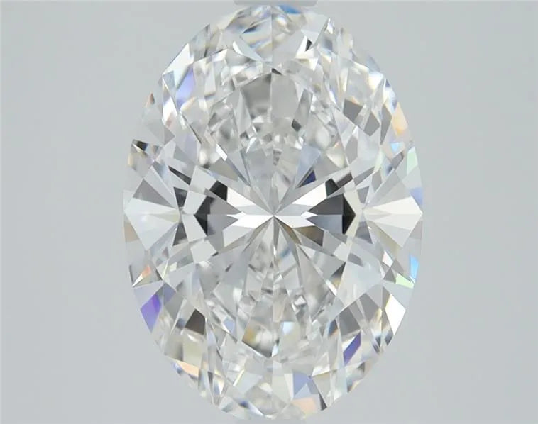 3.30ct Oval Lab Grown Diamond (Colour D, Clarity VVS2, IGI Certified)