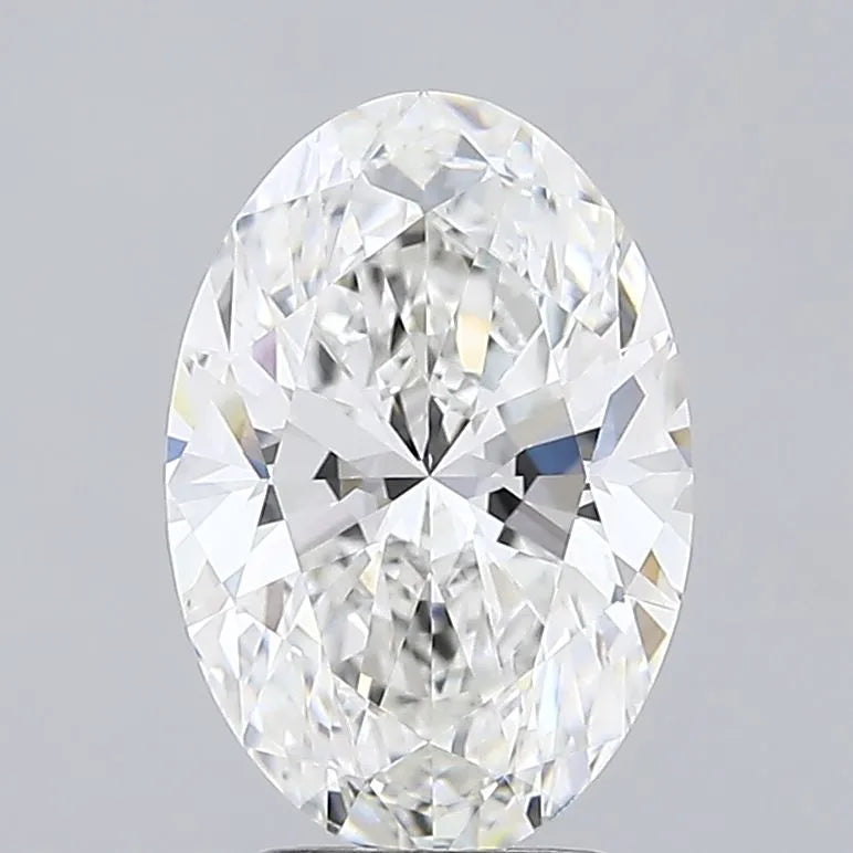 3.31ct Oval Lab Grown Diamond (Colour F, Clarity VVS2, IGI Certified)