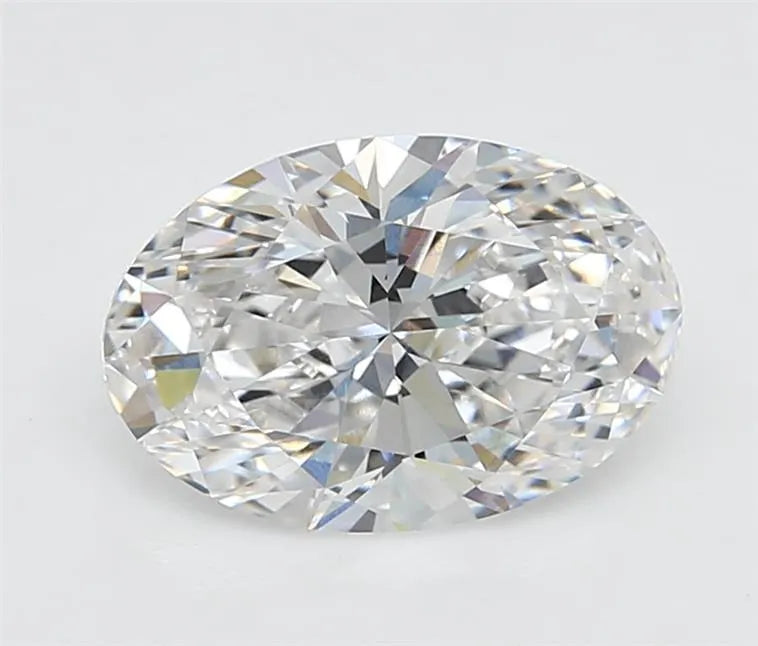 3.32ct Oval Lab Grown Diamond (Colour E, Clarity VVS2, GIA Certified)