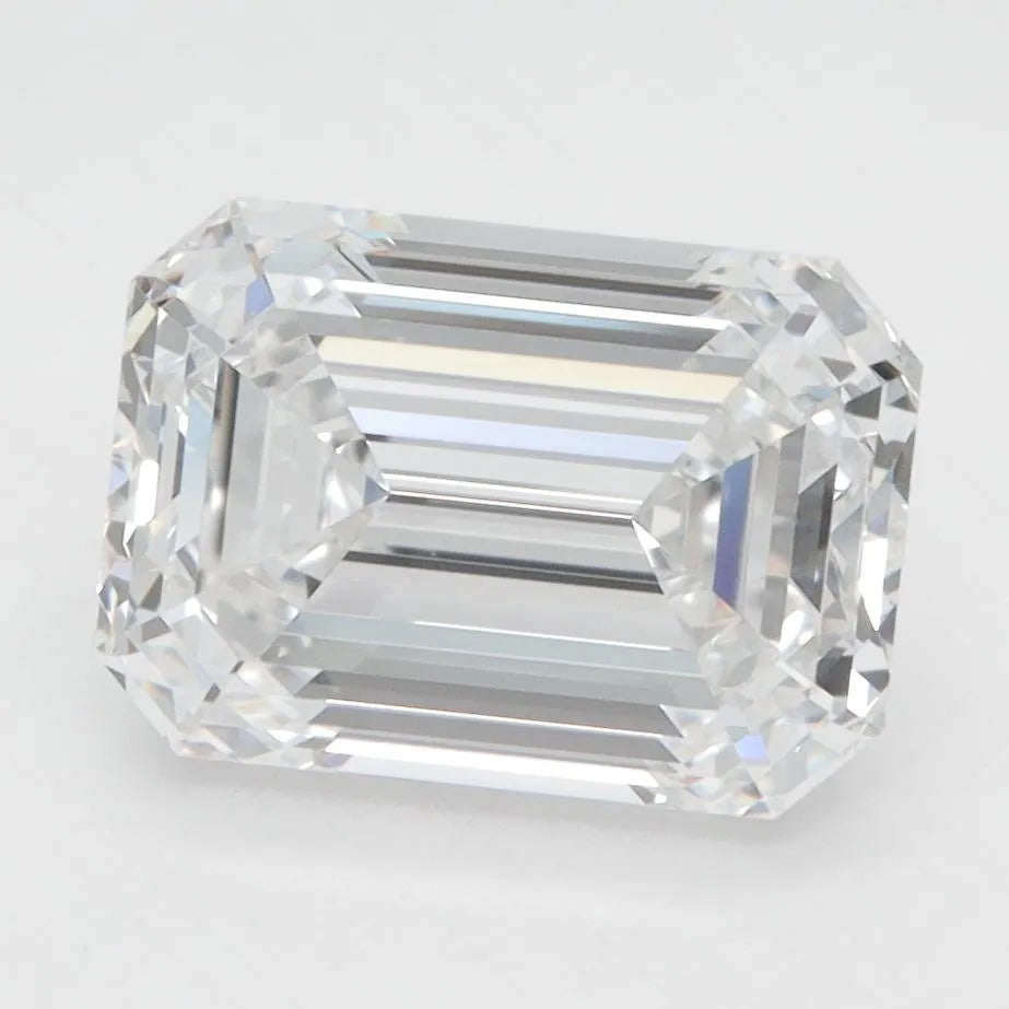 3.34ct Emerald Lab Grown Diamond (Colour D, Clarity VVS1, IGI Certified)