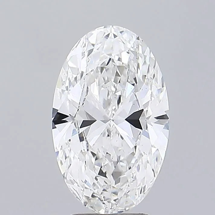 3.34ct Oval Lab Grown Diamond (Colour E, Clarity VS2, IGI Certified)