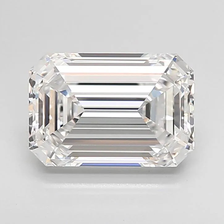 3.36ct Emerald Lab Grown Diamond (Colour E, Clarity IF, Cut EX, IGI Certified)