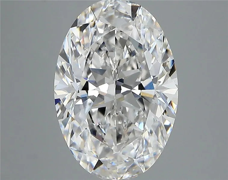 3.37ct Oval Lab Grown Diamond (Colour E, Clarity VVS2, IGI Certified)