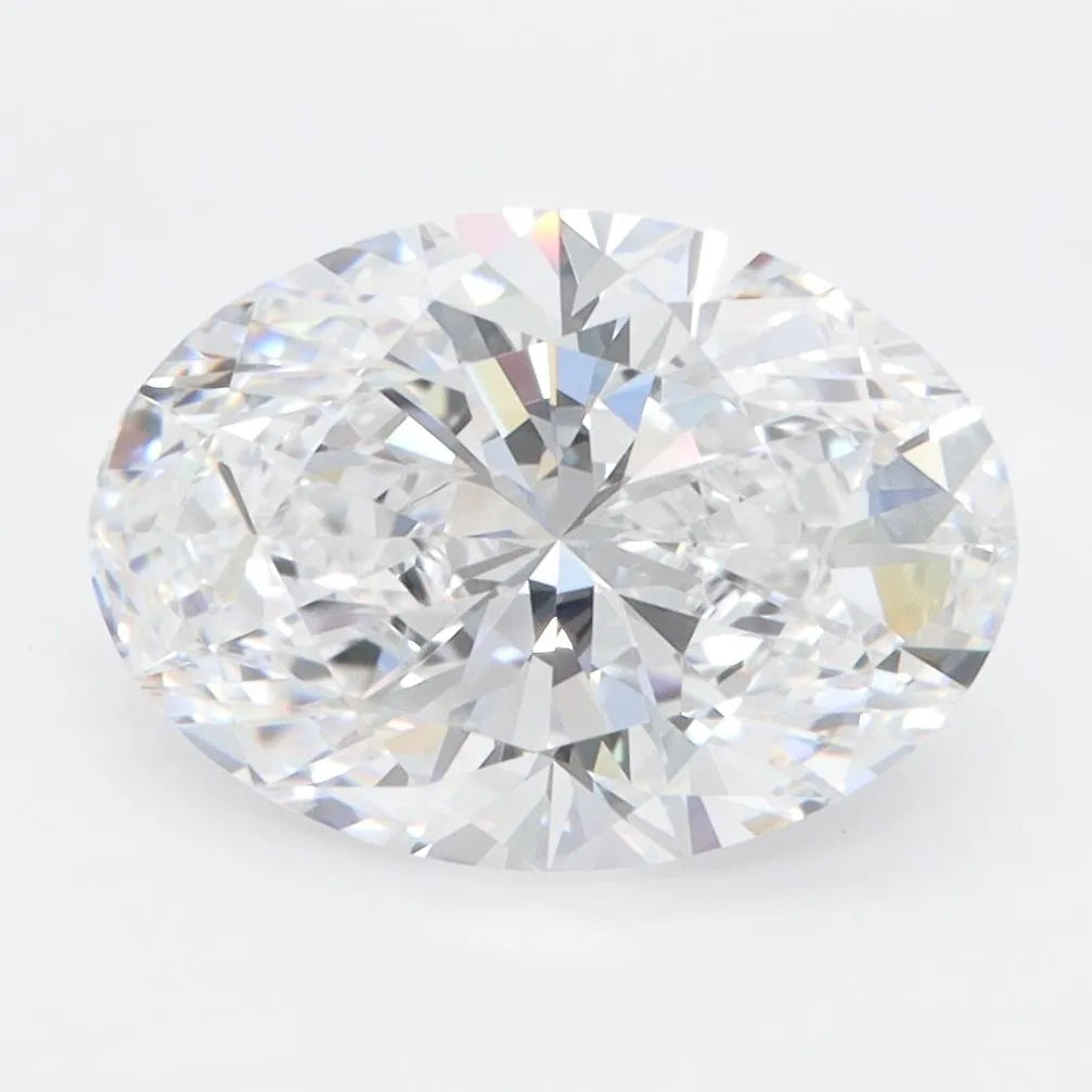 3.38ct Oval Lab Grown Diamond (Colour D, Clarity VVS1, GIA Certified)