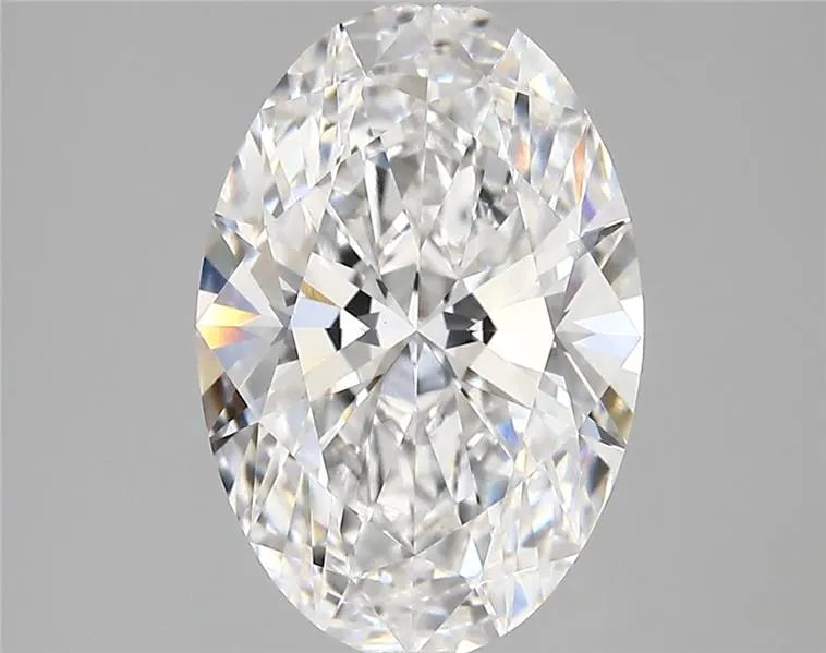 3.38ct Oval Lab Grown Diamond (Colour D, Clarity VVS2, IGI Certified)