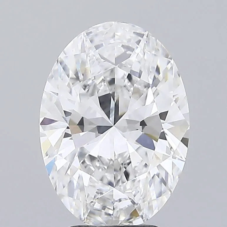 3.39ct Oval Lab Grown Diamond (Colour E, Clarity VVS2, IGI Certified)