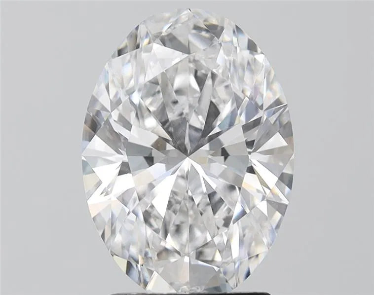 3.40ct Oval Lab Grown Diamond (Colour D, Clarity VVS2, IGI Certified)