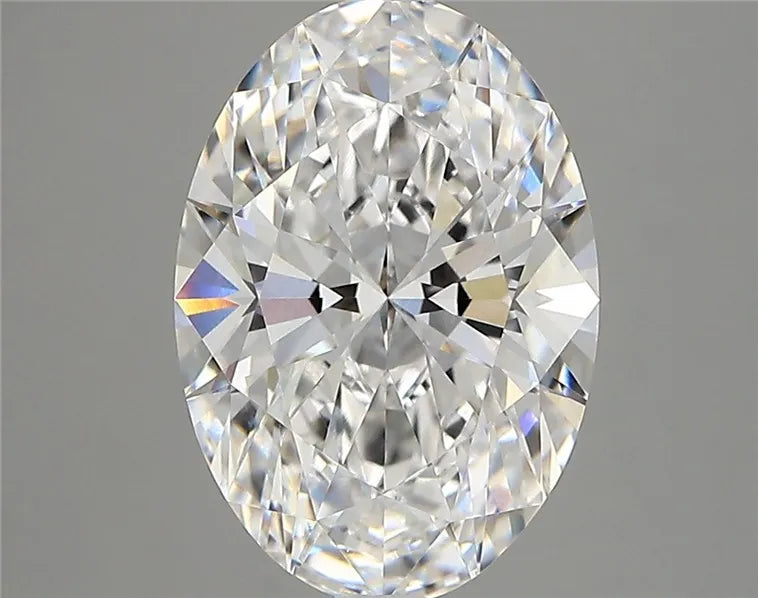 3.40ct Oval Lab Grown Diamond (Colour E, Clarity VVS2, Cut EX, GIA Certified)