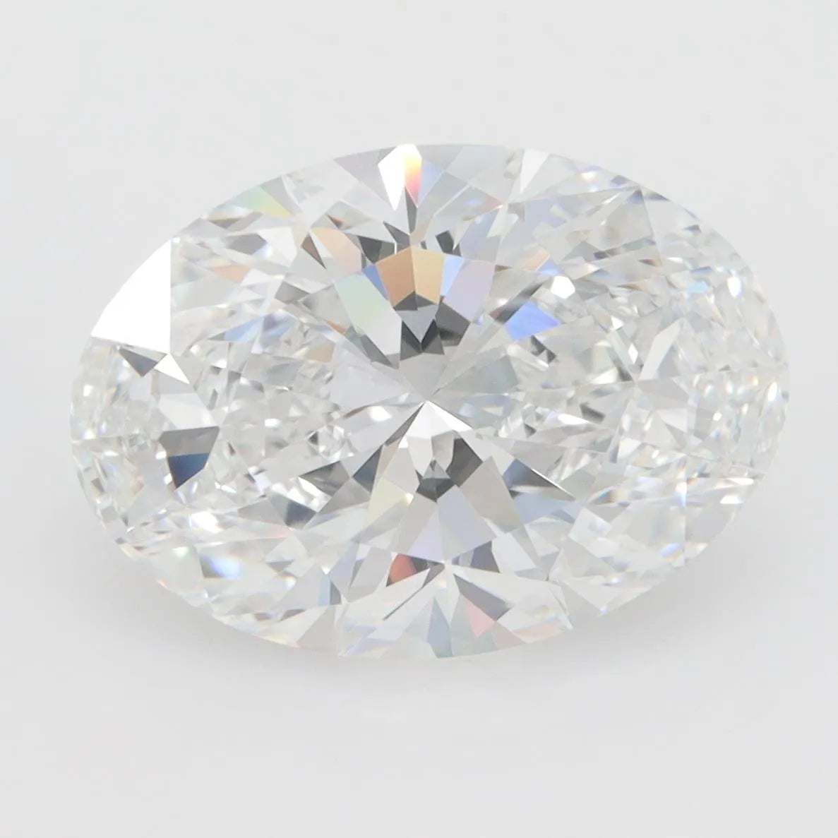 3.40ct Oval Lab Grown Diamond (Colour E, Clarity VVS2, GIA Certified)