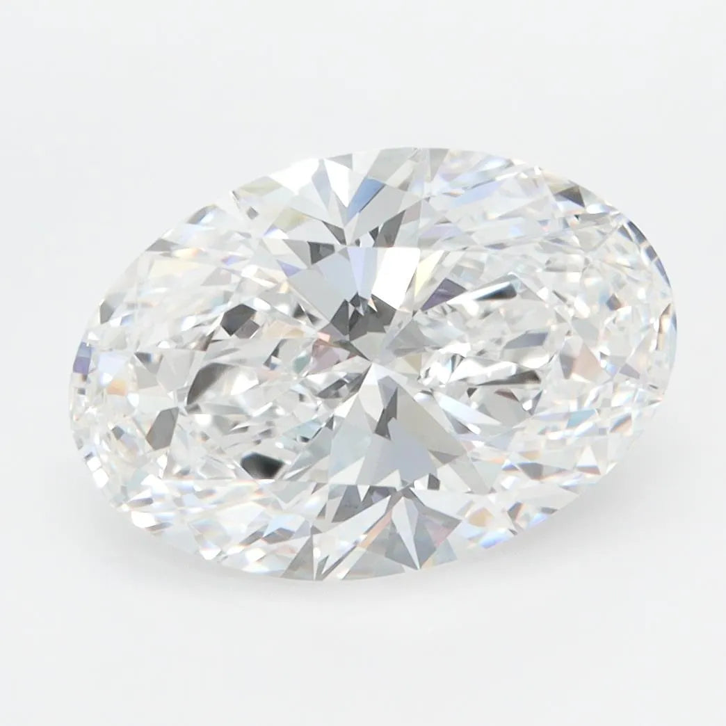 3.41ct Oval Lab Grown Diamond (Colour D, Clarity VVS1, IGI Certified)