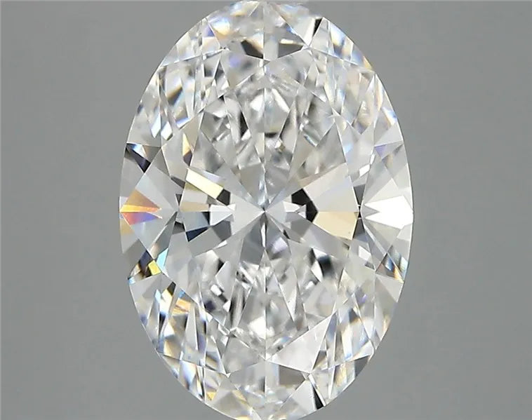 3.41ct Oval Lab Grown Diamond (Colour D, Clarity VVS2, IGI Certified)