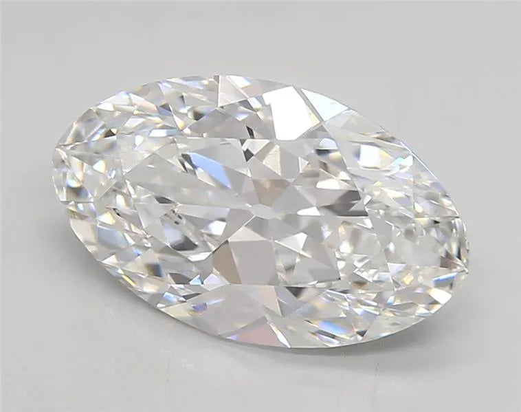 3.42ct Oval Lab Grown Diamond (Colour E, Clarity VS1, IGI Certified)