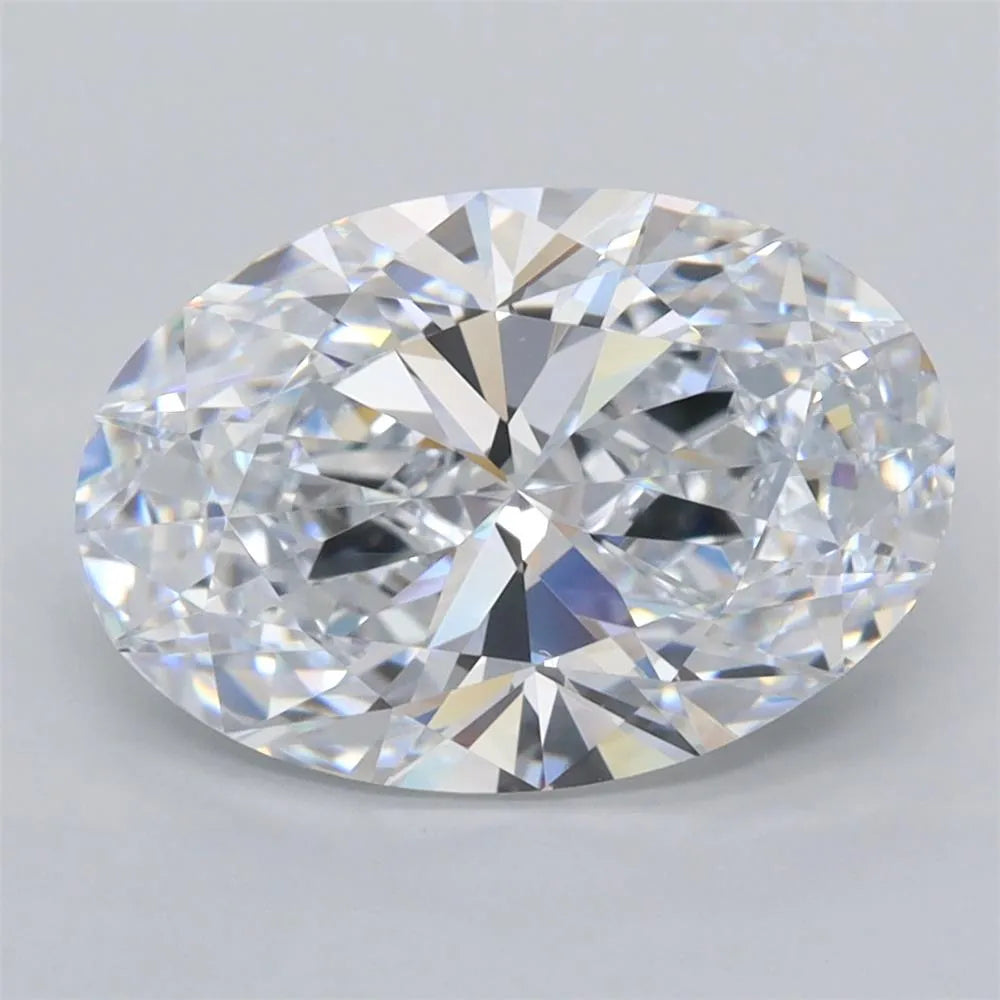 3.43ct Oval Lab Grown Diamond (Colour D, Clarity VVS1, IGI Certified)