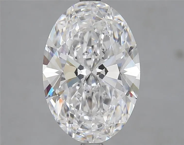 3.46ct Oval Lab Grown Diamond (Colour D, Clarity FL, Cut EX, IGI Certified)