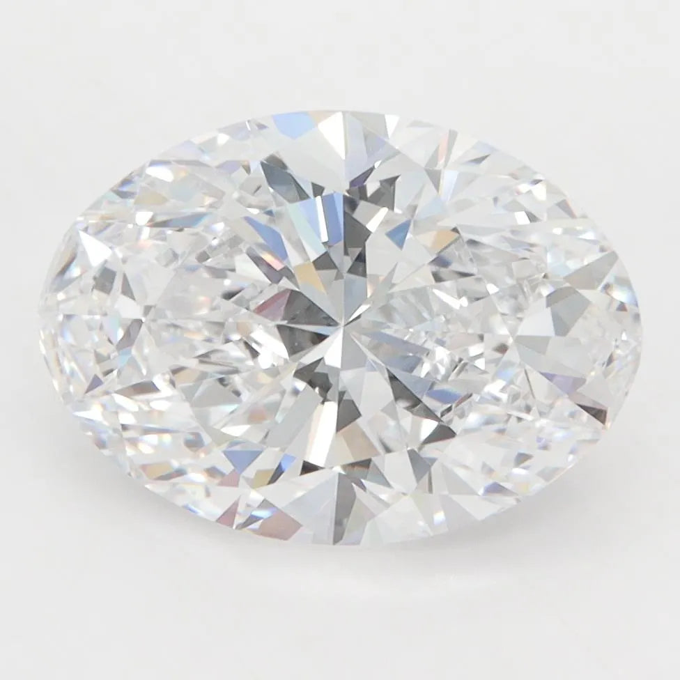 3.46ct Oval Lab Grown Diamond (Colour D, Clarity VVS1, GIA Certified)