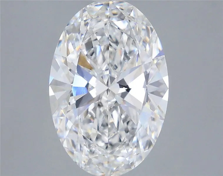 3.46ct Oval Lab Grown Diamond (Colour D, Clarity VVS2, IGI Certified)